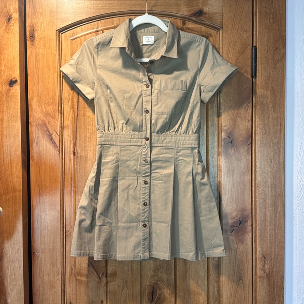 J crew, girls safari dress size 12 NWT